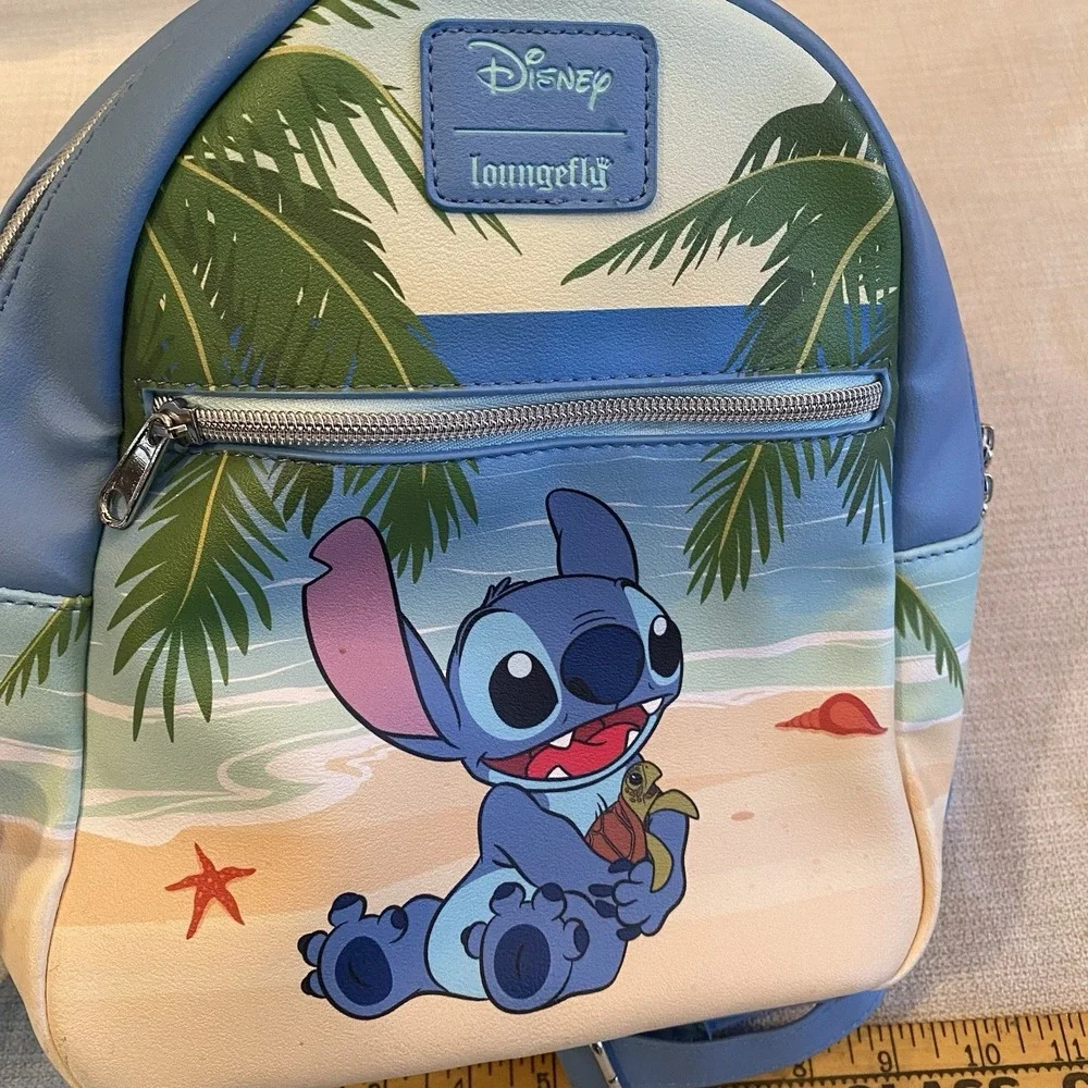Loungefly Lilo And Stitch Turtle Beach Mini Backpack